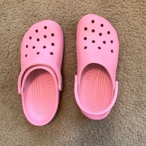 Pink Crocs